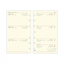 Kalendárium betét, tervező, heti, "M", SATURNUS, chamois 2026