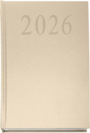 Naptár, tervező, A5, napi, 2026, bézs